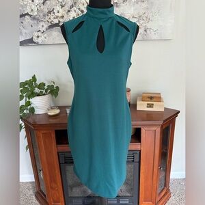 NWOT Free Press Green Cocktail Teal Dress - Size Large